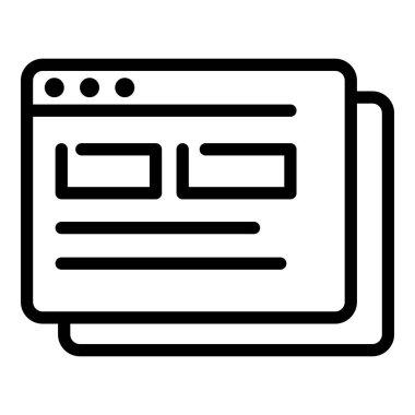 Tarayıcı internet simgesi, özet biçimi