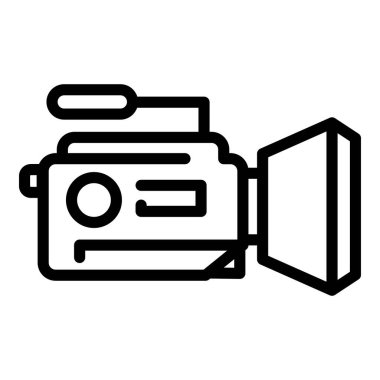 Sinema kamera simgesi, özet biçimi