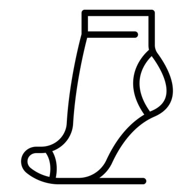 Yaz çorabı simgesi, taslak biçimi