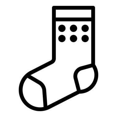 Kumaş çorap simgesi, özet biçimi