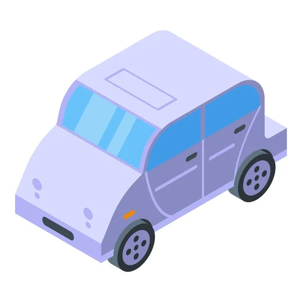 Game golf cart icon, isometric style — Stock Vector