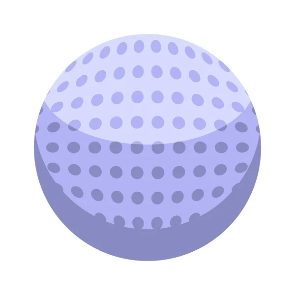 Піктограма м'яча для гольфу, ізометричний стиль — стоковий вектор