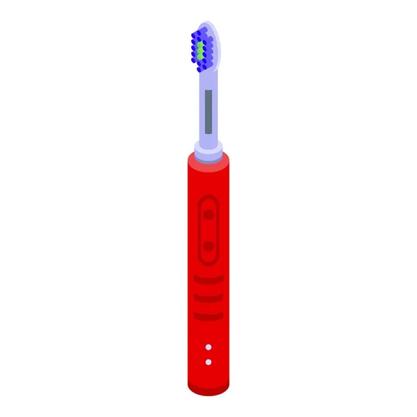 Schone elektrische tandenborstel icoon, isometrische stijl — Stockvector