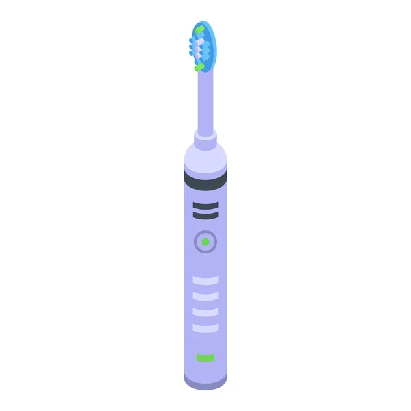 Dental electric toothbrush icon, isometric style — Stock Vector