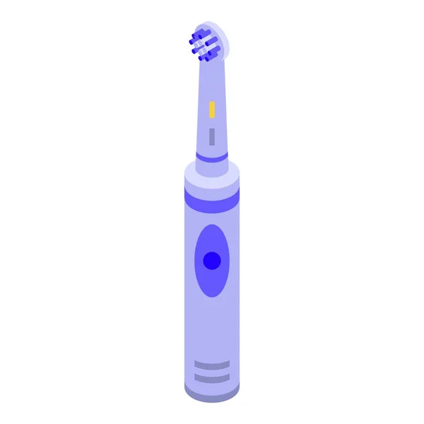 Dentist electric toothbrush icon, isometric style — Stock Vector