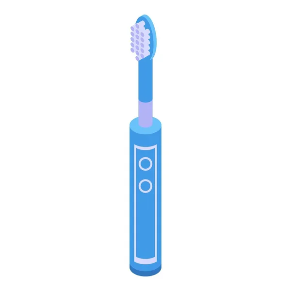 Teeth electric toothbrush icon, isometric style — Stock Vector