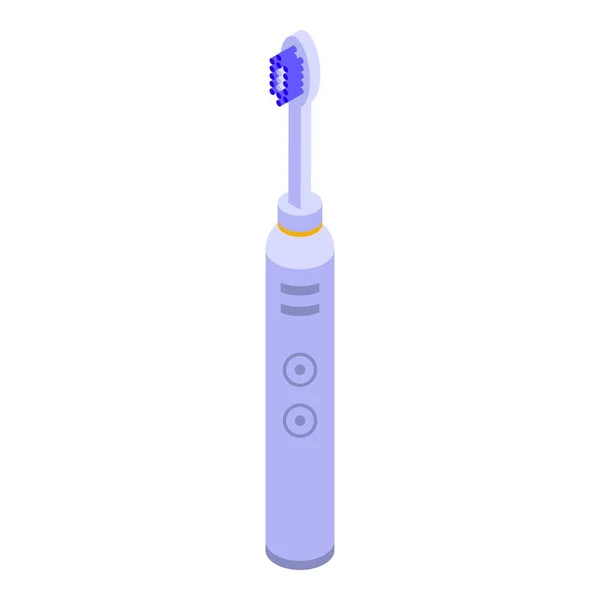 Cleaning electric toothbrush icon, isometric style — Stock Vector