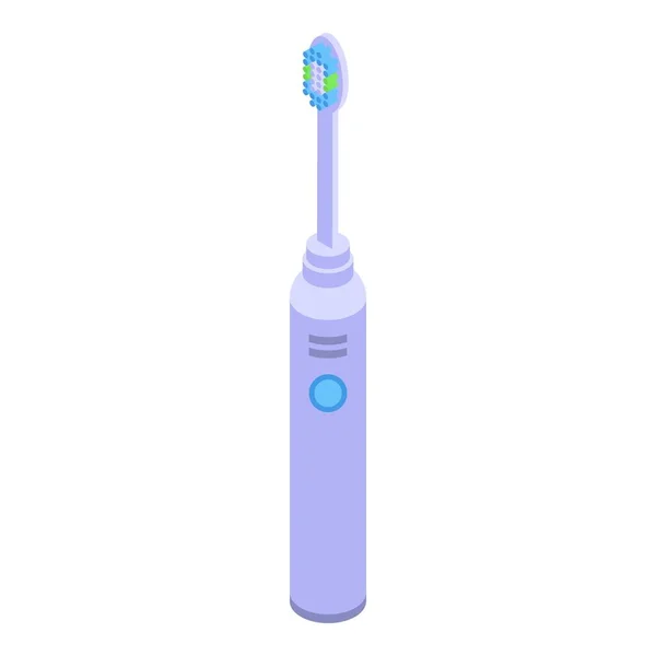 Anatomy electric toothbrush icon, isometric style — Stock Vector
