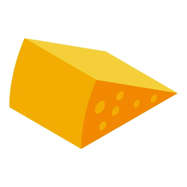 Icono del queso parmesano, estilo isométrico — Vector de stock