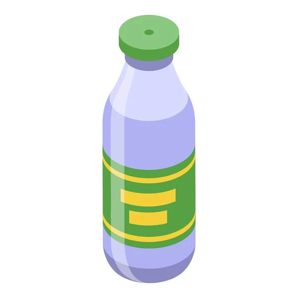 Εικόνα μπουκαλιού χυμού λεμονάδας, ισομετρικό στυλ — Διανυσματικό Αρχείο