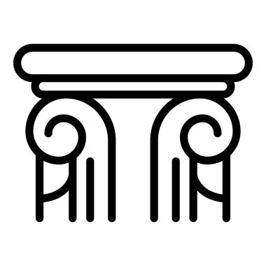 Yunan sütun simgesi, özet biçimi