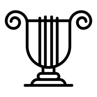 Yunan antik arp simgesi, özet biçimi