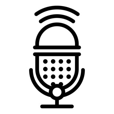 Podcast mikrofon simgesi, özet biçimi