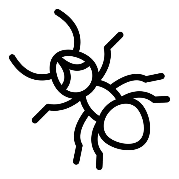 Άγρια εικόνα μυρμήγκι, στυλ περιγράμματος — Διανυσματικό Αρχείο