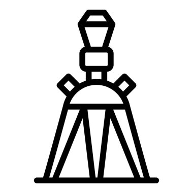Tripod ayakta simgesi, taslak biçimi