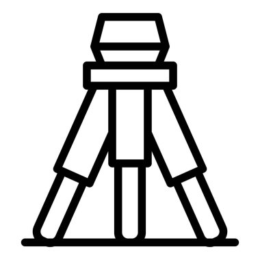 Mimar tripod simgesi, özet biçimi