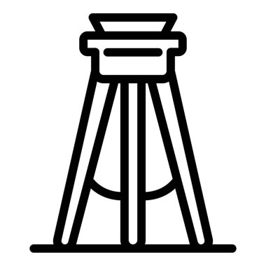 Enstrüman tripod simgesi, özet biçimi