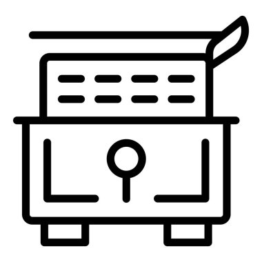 Derin kızartma simgesi, özet biçimi