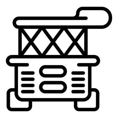 Derin kızartma simgesi, özet biçimi pişiriliyor