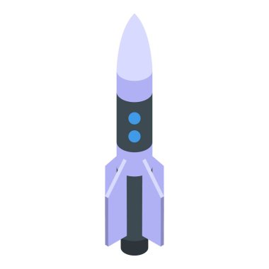 Uzay roket simgesi, izometrik biçim