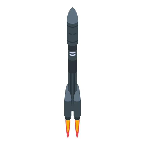 Ícone da nave espacial, estilo isométrico — Vetor de Stock