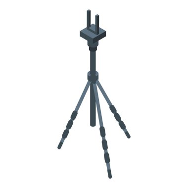 Tripod enstrüman simgesi, izometrik biçim