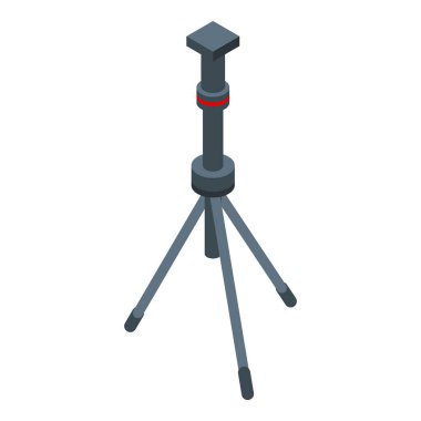 GPS tripod simgesi, izometrik biçim