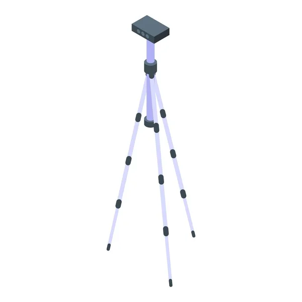 Tripod support icon, isometric style — Stock Vector
