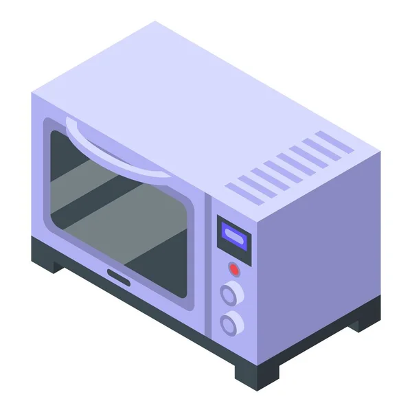 Convection oven icon, isometric style — Stock Vector