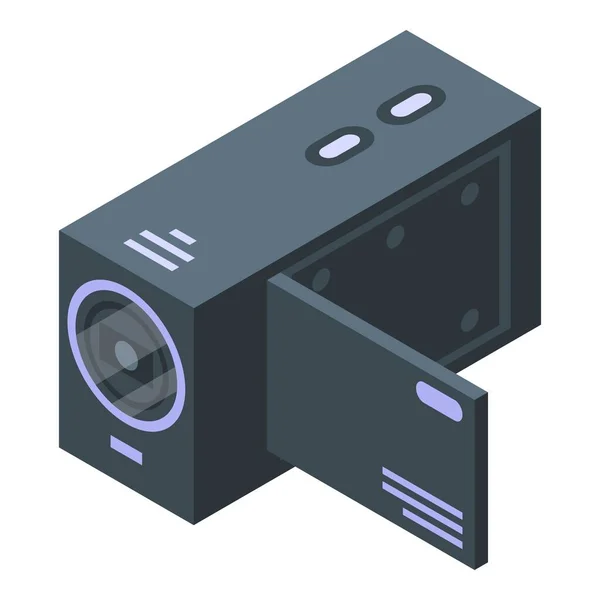 Αρχική εικόνα βιντεοκάμερα, ισομετρικό στυλ — Διανυσματικό Αρχείο