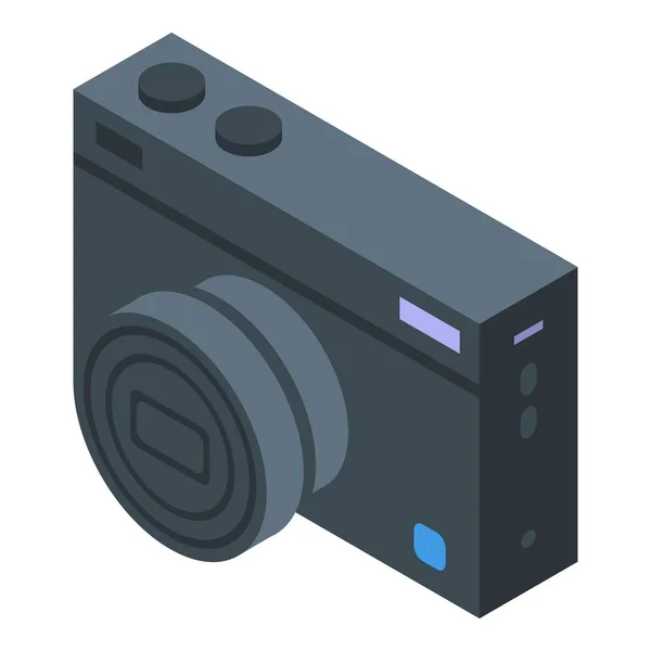Ícone de câmera familiar, estilo isométrico — Vetor de Stock