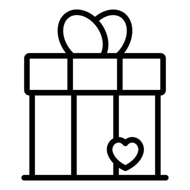 Aile hediye kutusu simgesi, taslak biçimi