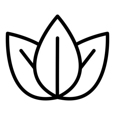 Fesleğen yemek ikonu, özet biçimi