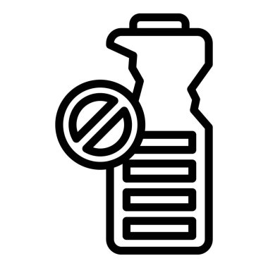 Yarı zayıf pil simgesi, özet biçimi