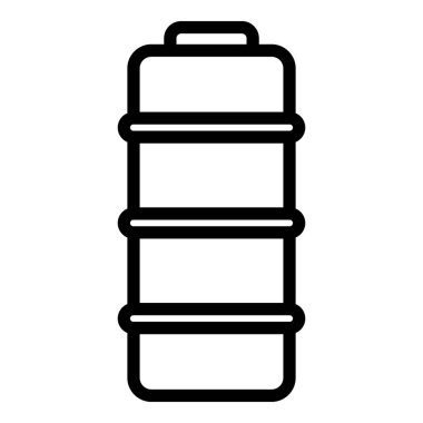 Tam alkali pil simgesi, özet biçimi