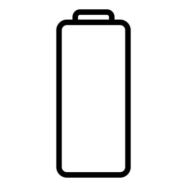 Boş pil simgesi, özet biçimi