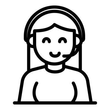 Kulaklık çağrısı simgesi, özet biçimi