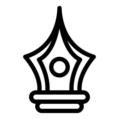 Dolma kalem simgesi, taslak biçimi