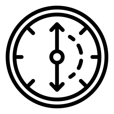 Duvardaki saat simgesi, özet biçimi