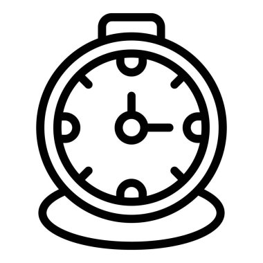 Uyuyan alarmlı saat simgesi, özet biçimi