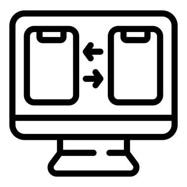 Smartphone karşılaştırma simgesi, özet biçimi