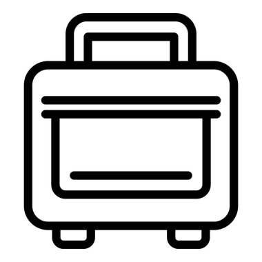 Dosya dizüstü bilgisayar çanta simgesi, özet biçimi