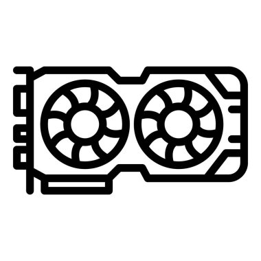 Elektronik grafik kart simgesi, özet biçimi