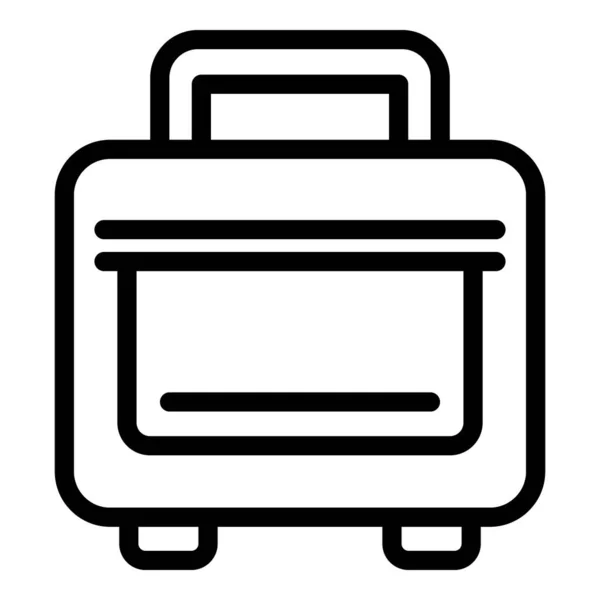 Tasche Laptop Tasche Symbol, Umriss Stil — Stockvektor