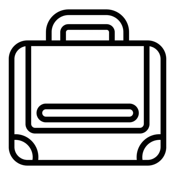 Trageschlaufe Laptop Tasche Symbol, Outline-Stil — Stockvektor