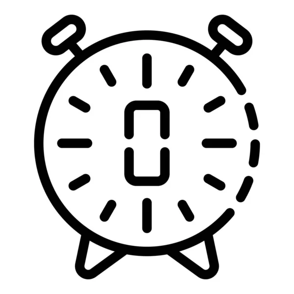 Icono del temporizador digital, estilo de contorno — Vector de stock