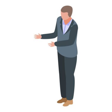 İş ajitasyon simgesi, izometrik biçim