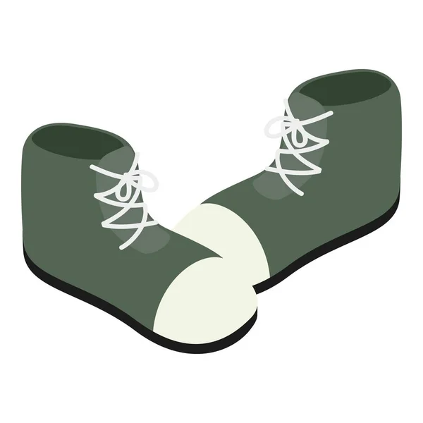 Icona scarpe cartone animato, stile isometrico — Vettoriale Stock