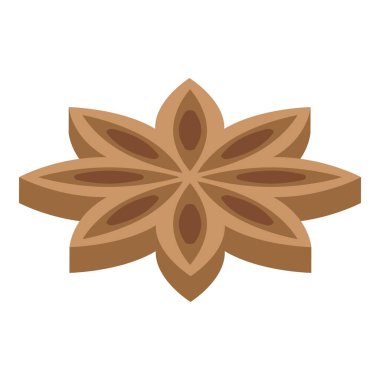 Tarçın yıldızı simgesi, izometrik biçim