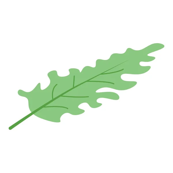 Arugula-Kochblatt-Symbol, isometrischer Stil — Stockvektor